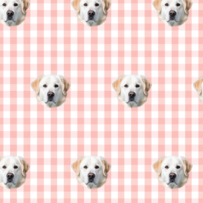 Custom_Pet_Face_Pajama_Pink_Squares